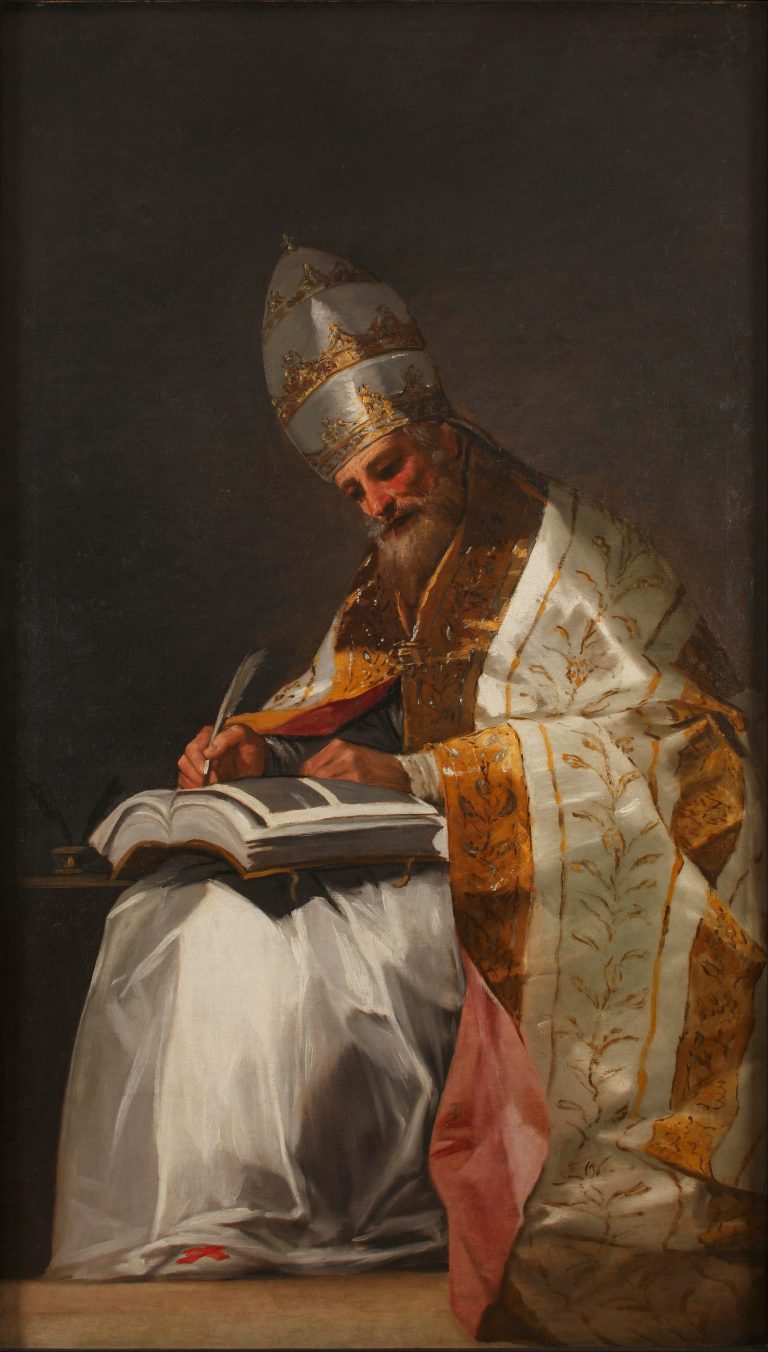 Saint Gregory the Great, Pope by Francisco de Goya (public domain), via Wikimedia Commons.